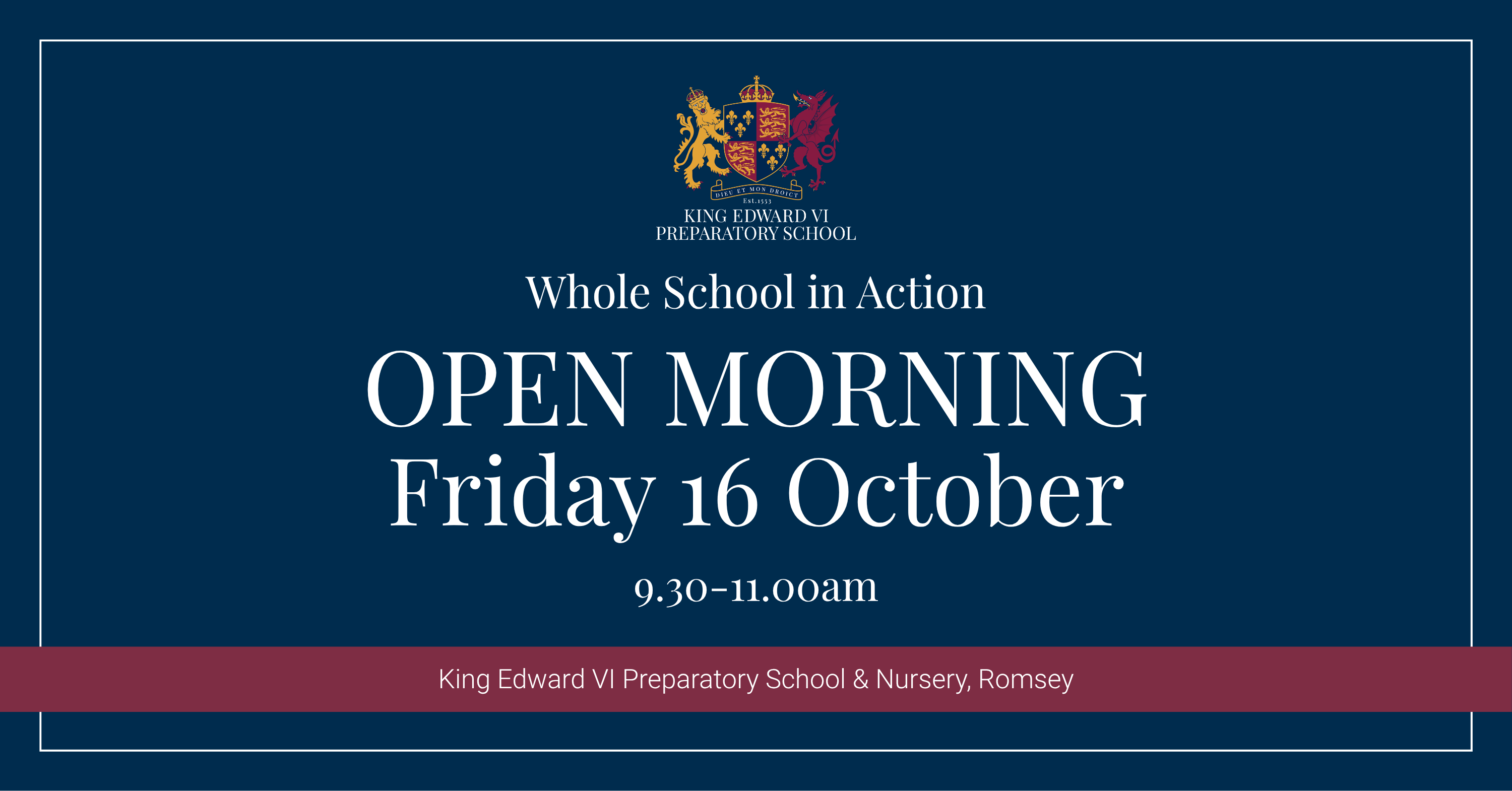 October Open Morning